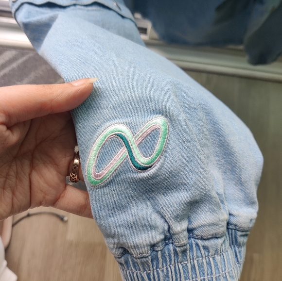 Adidas Originals Denim Jacket half sleeve and full sleeve adjustable - Picture 5 of 6